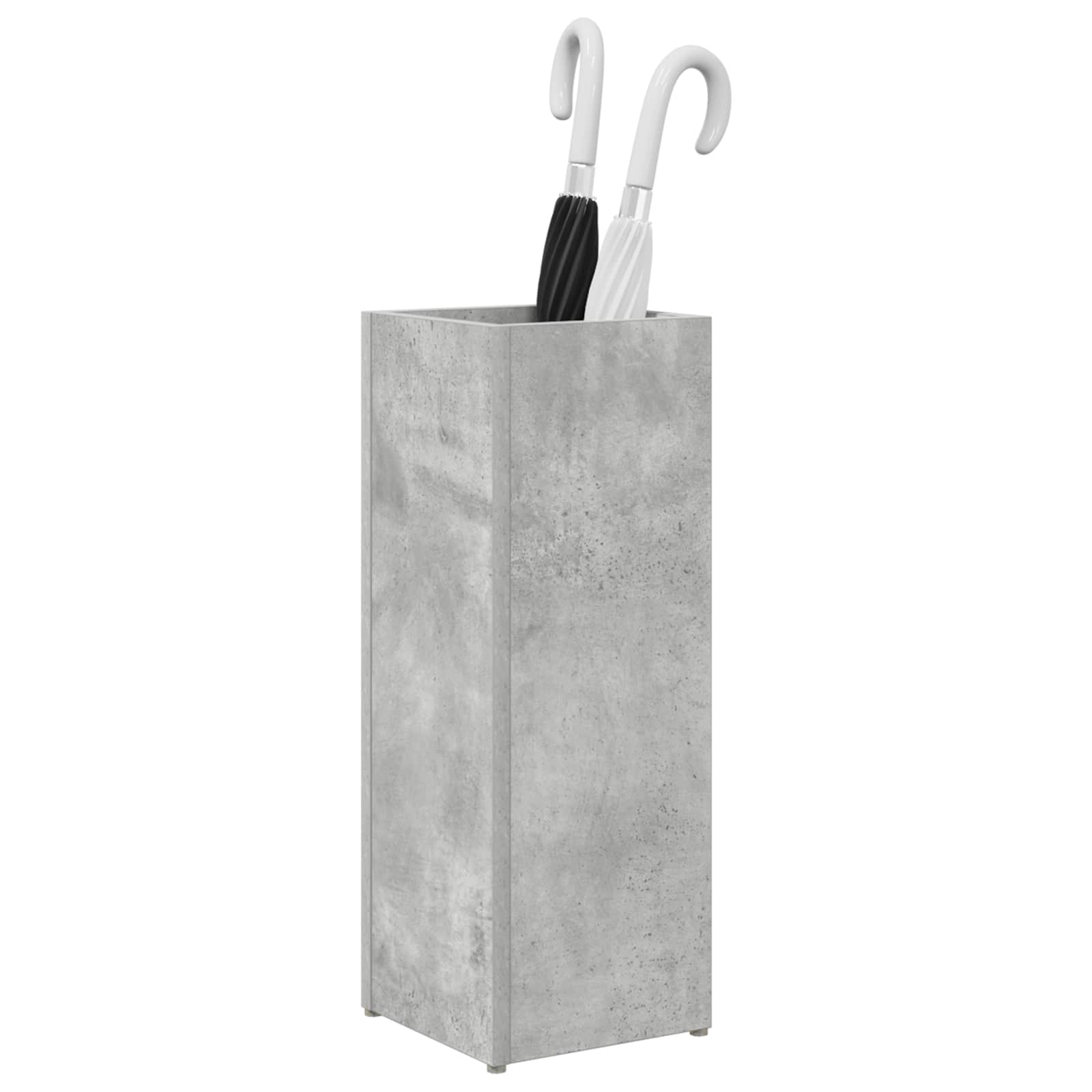 Vidaxl paraplu standaard beton grijs 20 x 20 x 55,5 cm bewerkt hout