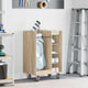 Vidaxl golfkast met wiel effen sonoma eiken 65 x 45 x 98 cm