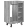 Vidaxl golfkast met wiel effen grijs sonoma 65 x 45 x 98 cm