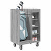 Vidaxl golfkast met wiel effen grijs sonoma 65 x 45 x 98 cm