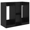 Vidaxl golfkast effen zwart eiken 102 x 45 x 85,5 cm