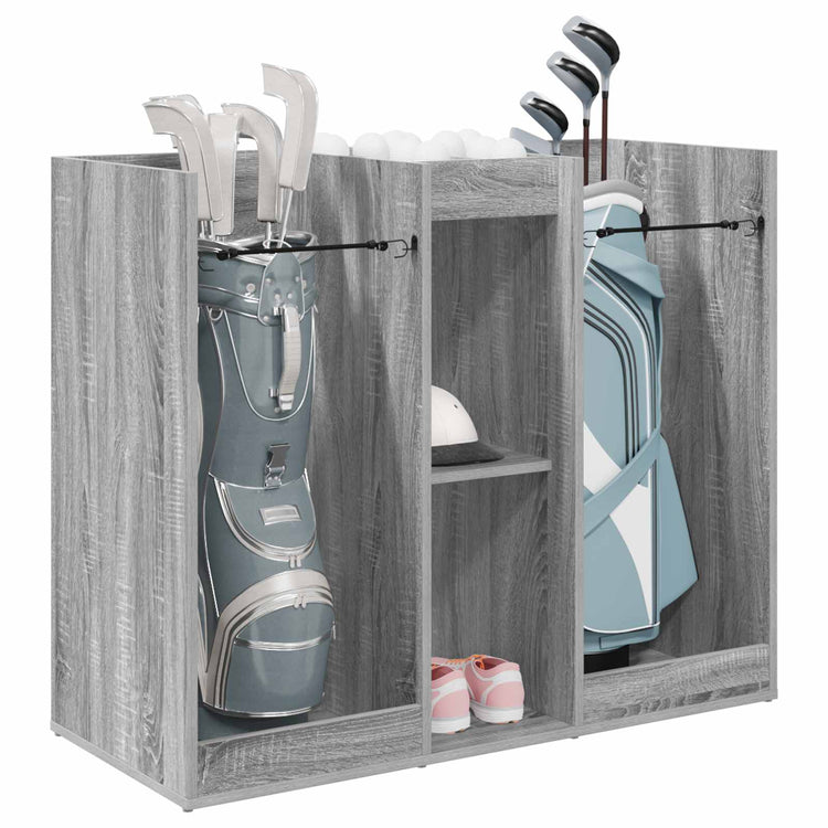 Vidaxl golfkast effen grijs sonoma 102 x 45 x 85,5 cm
