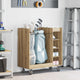 Vidaxl golfkast met wiel effen artisan eiken 90 x 45 x 98 cm
