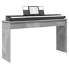 Vidaxl keyboardstand beton grijs 120 x 32 x 64 cm bewerkt hout