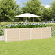 Vidaxl plantenbak ivoor 320 x 40 x 75 cm staal