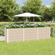 Vidaxl plantenbak ivoor 290 x 50 x 75 cm gegalvaniseerd staal