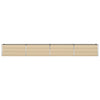 Vidaxl plantenbak ivoor 480 x 50 x 45 cm gegalvaniseerd staal