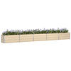 Vidaxl plantenbak ivoor 480 x 50 x 45 cm gegalvaniseerd staal
