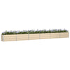 Vidaxl plantenbak ivoor 480 x 50 x 45 cm gegalvaniseerd staal