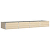 Vidaxl plantenbak ivoor 195 x 100 x 45 cm gegalvaniseerd staal