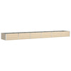 Vidaxl plantenbak ivoor 195 x 100 x 45 cm gegalvaniseerd staal