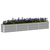 Vidaxl plantenbak lichtgrijs 320 x 40 x 45 cm staal