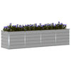 Vidaxl plantenbak lichtgrijs 240 x 80 x 75 cm staal