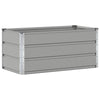 Vidaxl plantenbak lichtgrijs 100 x 50 x 45 cm gegalvaniseerd staal