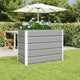 Vidaxl plantenbak lichtgrijs 100 x 50 x 77 cm gegalvaniseerd staal