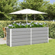 Vidaxl plantenbak lichtgrijs 195 x 50 x 75 cm gegalvaniseerd staal