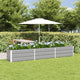 Vidaxl plantenbak lichtgrijs 290 x 50 x 45 cm gegalvaniseerd staal