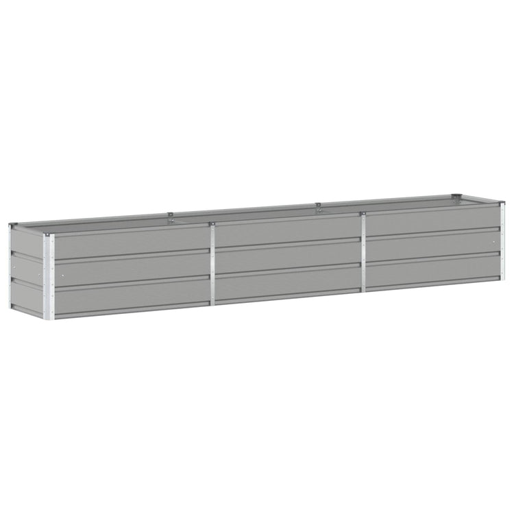 Vidaxl plantenbak lichtgrijs 290 x 50 x 45 cm gegalvaniseerd staal