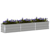 Vidaxl plantenbak lichtgrijs 480 x 50 x 45 cm gegalvaniseerd staal