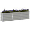 Vidaxl plantenbak lichtgrijs 480 x 50 x 45 cm gegalvaniseerd staal