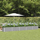 Vidaxl plantenbak lichtgrijs 480 x 50 x 45 cm gegalvaniseerd staal