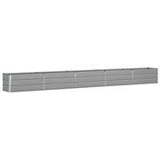Vidaxl plantenbak lichtgrijs 480 x 50 x 45 cm gegalvaniseerd staal - afbeelding 2