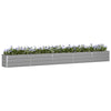 Vidaxl plantenbak lichtgrijs 480 x 50 x 45 cm gegalvaniseerd staal