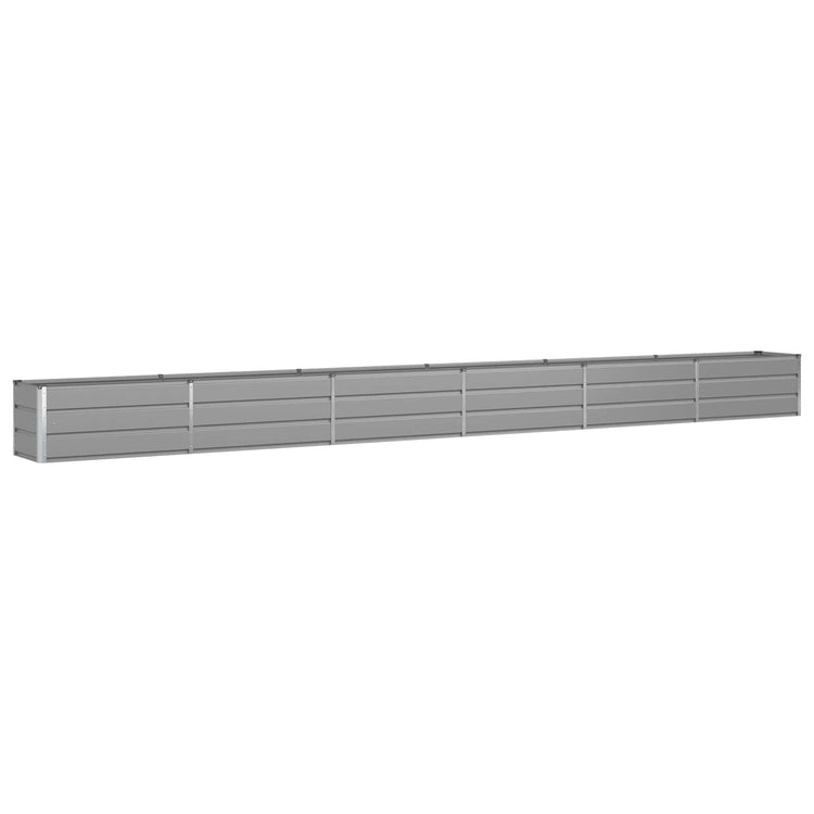 Vidaxl plantenbak lichtgrijs 580 x 50 x 45 cm gegalvaniseerd staal