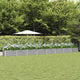 Vidaxl plantenbak lichtgrijs 770 x 50 x 45 cm gegalvaniseerd staal