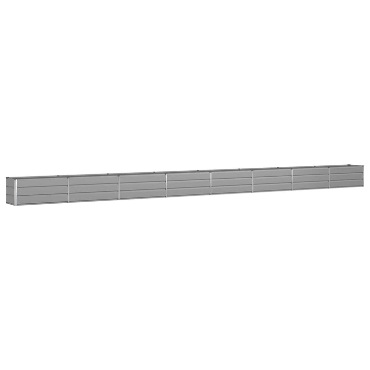 Vidaxl plantenbak lichtgrijs 770 x 50 x 45 cm gegalvaniseerd staal