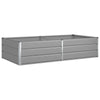 Vidaxl plantenbak lichtgrijs 195 x 100 x 45 cm gegalvaniseerd staal