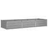 Vidaxl plantenbak lichtgrijs 195 x 100 x 45 cm gegalvaniseerd staal