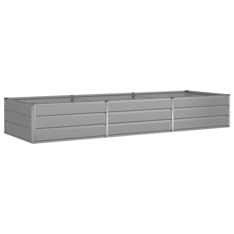 Vidaxl plantenbak lichtgrijs 290 x 100 x 45 cm gegalvaniseerd staal