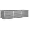Vidaxl plantenbak lichtgrijs 195 x 100 x 45 cm gegalvaniseerd staal