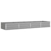 Vidaxl plantenbak lichtgrijs 195 x 100 x 45 cm gegalvaniseerd staal