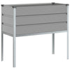 Vidaxl plantenbak lichtgrijs 100 x 45 x 90 cm gegalvaniseerd staal