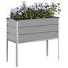 Vidaxl plantenbak lichtgrijs 100 x 45 x 90 cm gegalvaniseerd staal