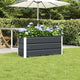 Vidaxl plantenbak antraciet 100 x 40 x 45 cm staal