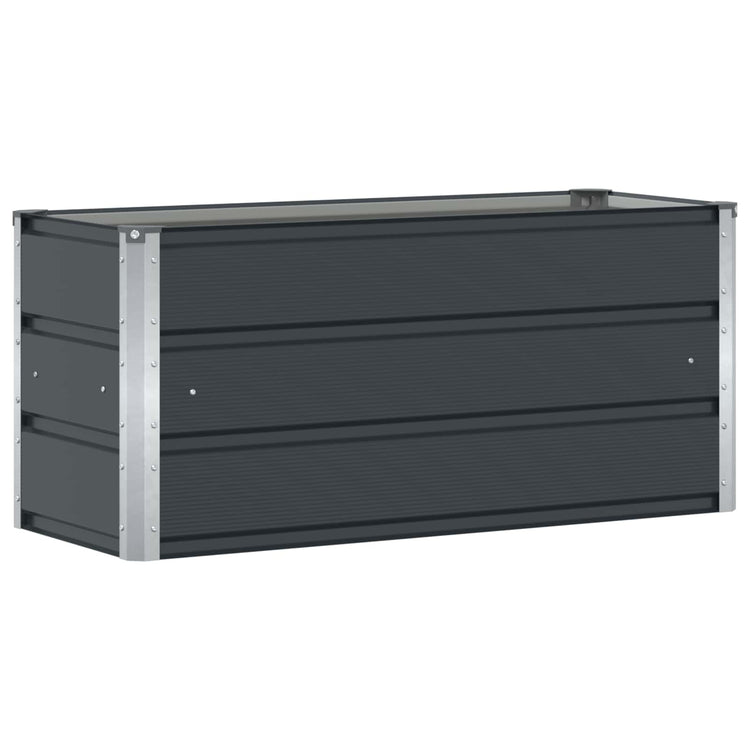 Vidaxl plantenbak antraciet 100 x 40 x 45 cm staal