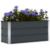 Vidaxl plantenbak antraciet 100 x 40 x 45 cm staal