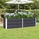 Vidaxl plantenbak antraciet 160 x 40 x 45 cm staal