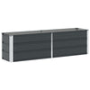 Vidaxl plantenbak antraciet 160 x 40 x 45 cm staal