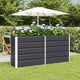 Vidaxl plantenbak antraciet 160 x 40 x 75 cm staal