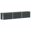 Vidaxl plantenbak antraciet 240 x 40 x 45 cm staal