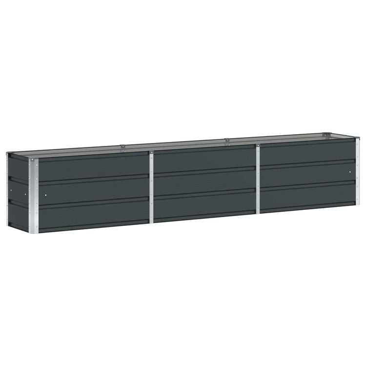 Vidaxl plantenbak antraciet 240 x 40 x 45 cm staal