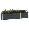 Vidaxl plantenbak antraciet 240 x 40 x 45 cm staal