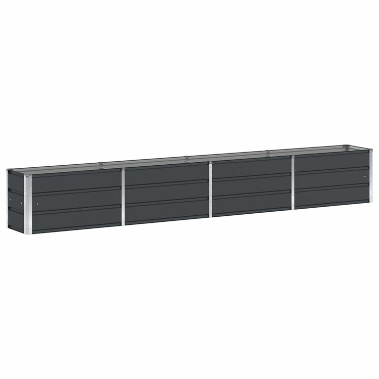 Vidaxl plantenbak antraciet 320 x 40 x 45 cm staal