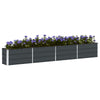 Vidaxl plantenbak antraciet 320 x 40 x 45 cm staal
