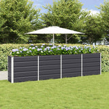 Vidaxl plantenbak antraciet 320 x 40 x 75 cm staal - afbeelding 1