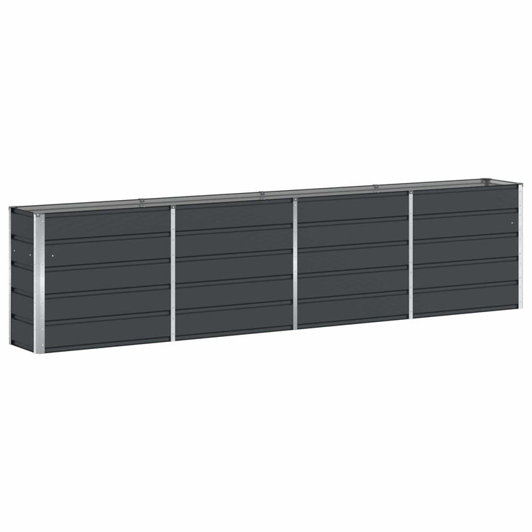 Vidaxl plantenbak antraciet 160 x 40 x 75 cm staal